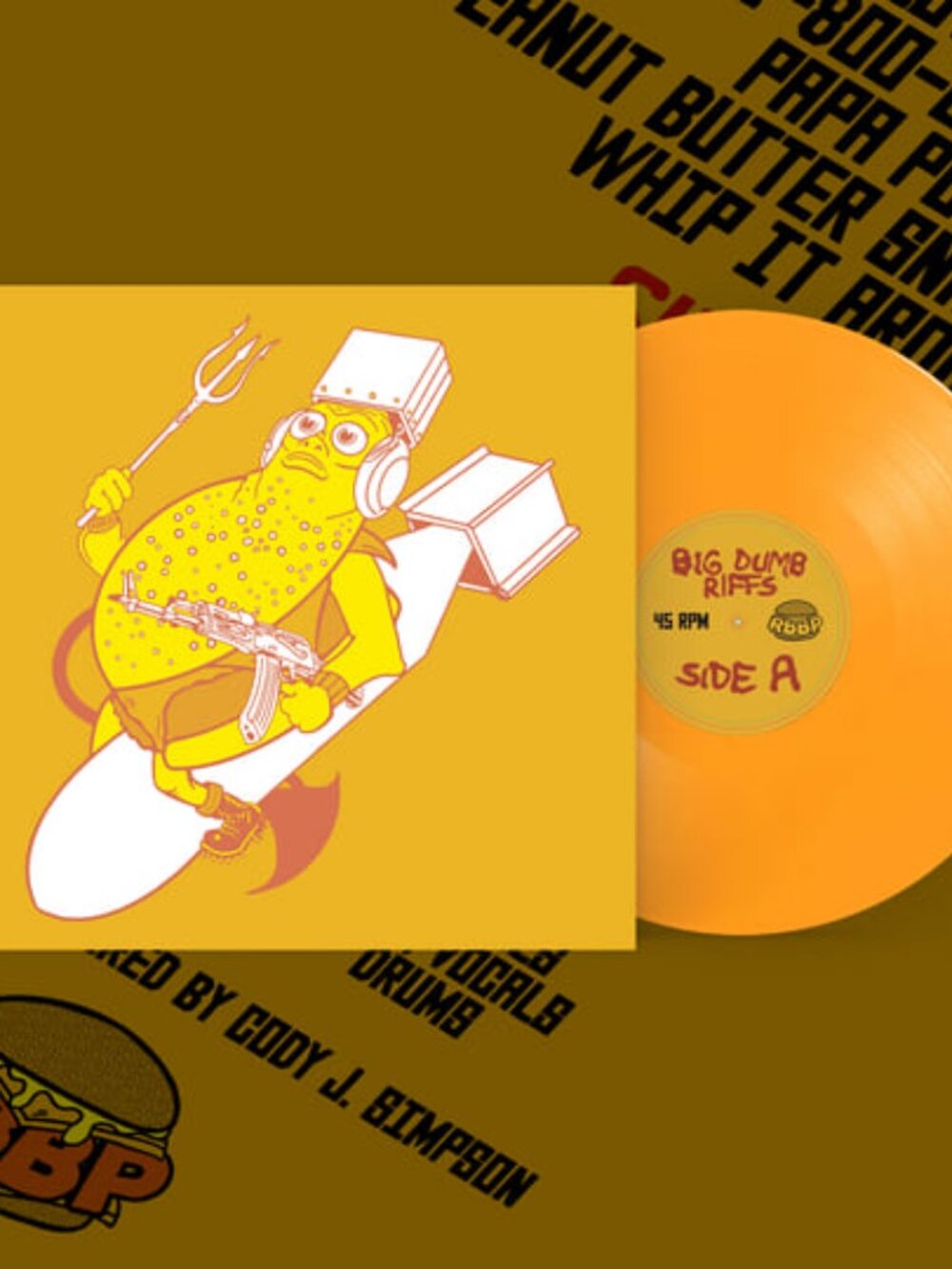 Rickshaw Billie's Burger Patrol - Big Dumb Riffs Vinyl